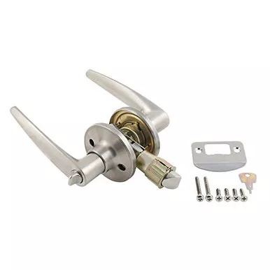 AP Products 013-231-SS Lock Set Privacy Lever Style