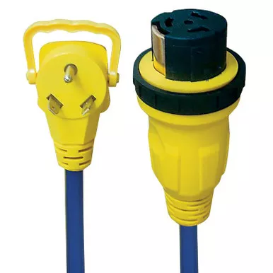 AP Products 16-00591 E-ZEEGRIP STW 1-Outlet RV Locking Adapter