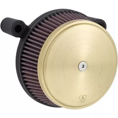 Arlen Ness 18-758 Brass Big Sucker Stage 1 Air Cleaner Harley TC 99-17
