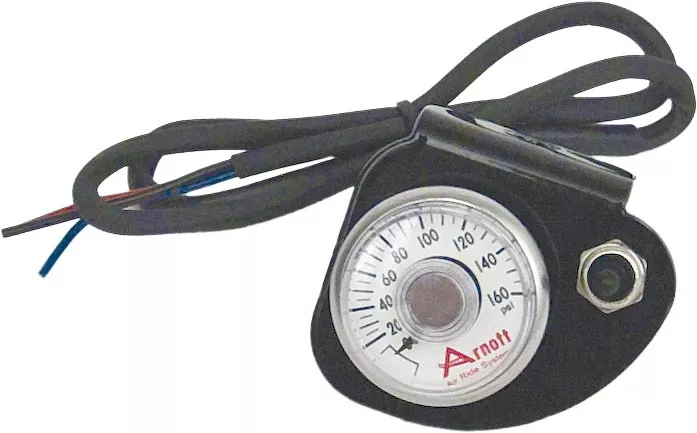 Arnott Pressure Gauge & Bracket With Toggle Switch Black – K-2637