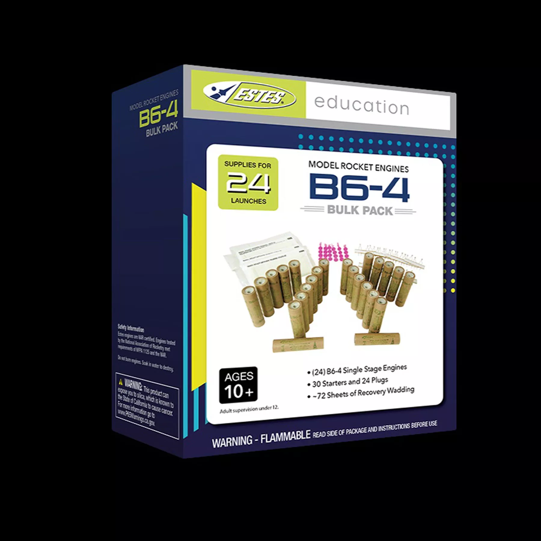 B6-4 Model Rocket Engines Bulk Pack (24pk)