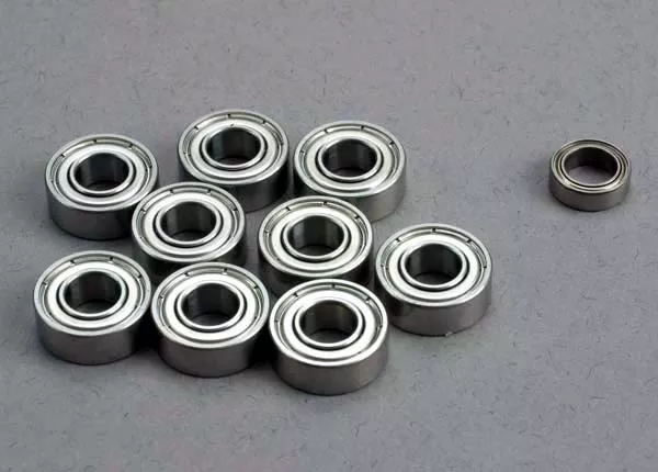 Ball Bearing Set: 5x11x4mm (9)/ 5x8x2.5mm (1)
