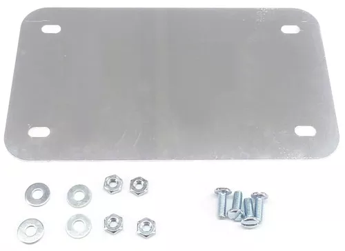 Barnett License Plate Backing Plate - Motorcycle - Chrome (7098071012)