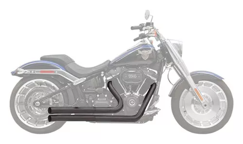 Bassani Pro Street Black Turn-Out Exhaust System (1S24DB)