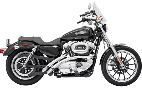 Bassani Radial Sweepers Exhaust System Chrome Harley XL 1986-2003 (XL-FF12)