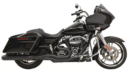 Bassani Road Rage II B4 Series Straight Black 2-into-1 Exhaust System (1F58RB)