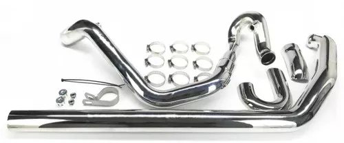 Bassani True Dual Chrome Header Pipes (11215A)