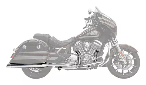 Bassani True Dual Performance Chrome Exhaust System (8C16S)