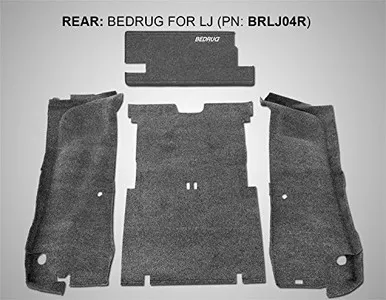 BedRug Kit - BedRug BRLJ04R REAR 4PC CARGO KIT (TAILGATE & TUB LINER)
