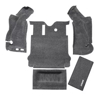 BedRugΓäó Rear 5 Piece CFits Argo Kit For 07-10 Jeep Wrangler JK 2 Door BRJK07R2