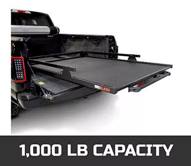 BedSlide 10-6548-CLB Sliding Truck Bed Organizer, 1000 lbs Capacity, Black