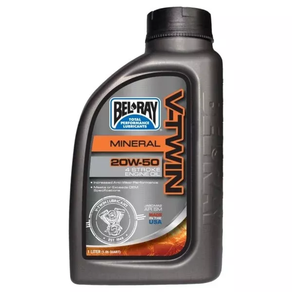 Bel-Ray Mineral V-Twin 4T Engine Oil 20W50 (1L)