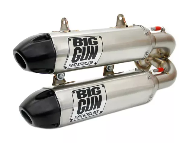 Big Gun EXO Stainless Dual Slip-On Exhaust Polaris RZR XP 1000 / XP 4 1000 2015-2023