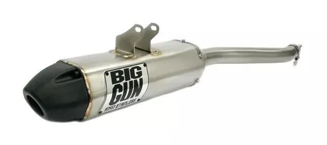 Big Gun EXO Stainless Slip-On Exhaust Honda Foreman 500 2012-2013