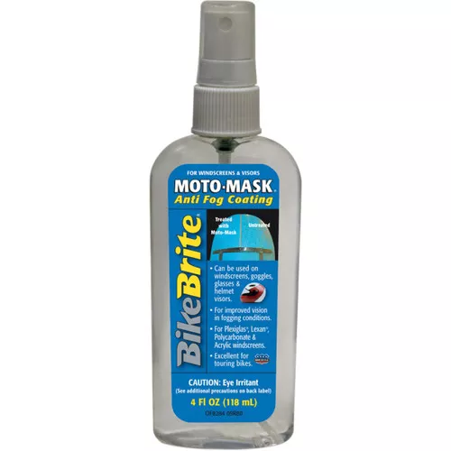 Bike Brite Moto-Mask Anti-Fog Visor/Windshield/Lens Coating 4 oz. (MM700)