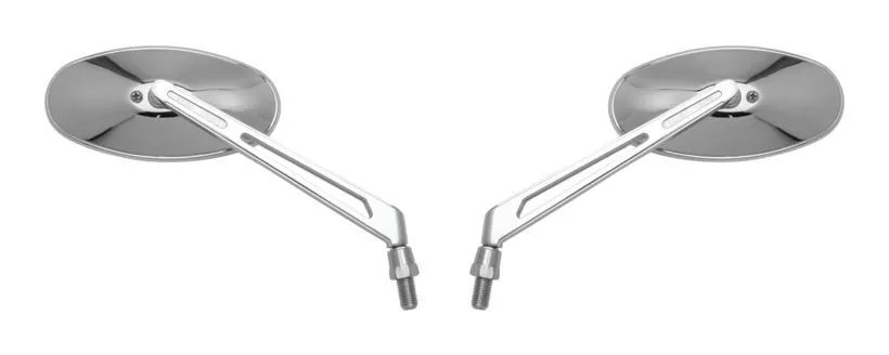 BikeMaster Oval Machined Arm Mirrors