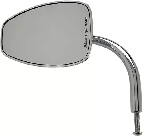 Biltwell Teardrop Perch Mount Chrome Utility Mirror (6504-400-531)