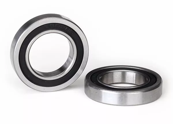 Black Rubber Sealed Ball Bearings (15x26x5mm) (2)