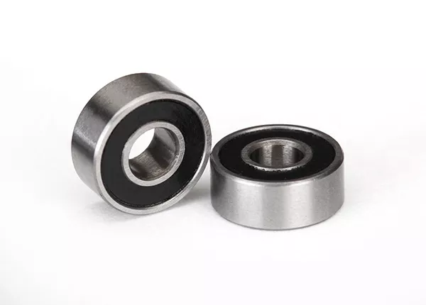 Black Rubber Sealed Ball Bearings (4x10x4mm) (2)
