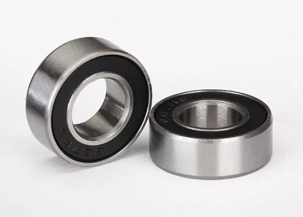 Black Rubber Sealed Ball Bearings (7x14x5mm) (2)