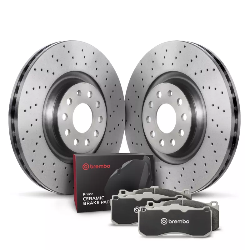 BRE Drilled UV Coated Rotors