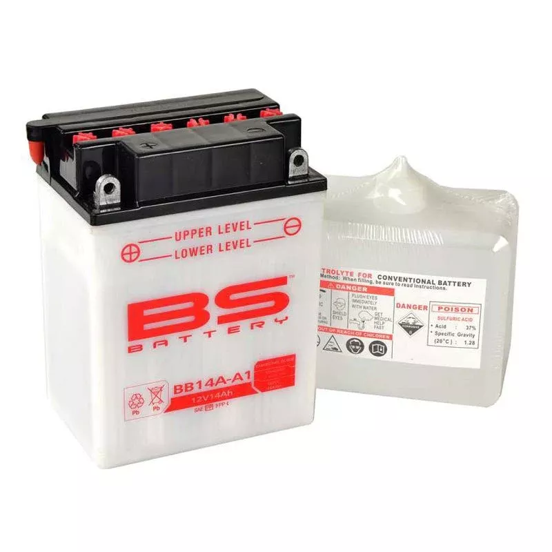 BS Battery BB14A-A1 12V Battery With Acid Pack