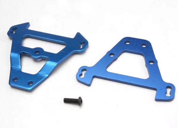 Bulkhead Tie Bars, Front & Rear - Blue or Red-Anodized