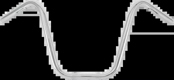 Burly Brand 1″ Narrow Bottom Ape Hanger Handlebar – 12″ – Chrome