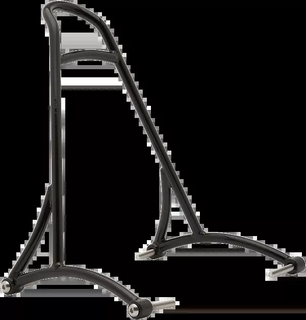 Burly Brand 13" Sissy Bar - Short - Black - HD Dyna