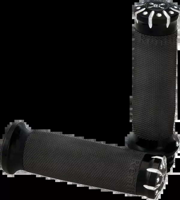 Burly Brand Hawk Grips – Dual Cable – Black Machined