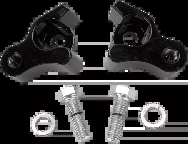 Burly Brand Lowering Kit - Rear - Lowers 1" - Black - '09-'16 FL