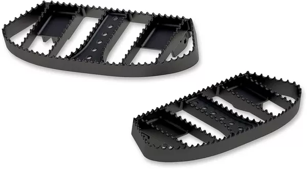 Burly Brand MX Driver Floorboards – Black – FL