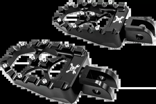 Burly Brand MX Evolution Driver Pegs – Black – Softail