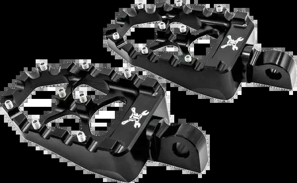 Burly Brand MX Evolution Driver Pegs – Black – Sportster/Dyna