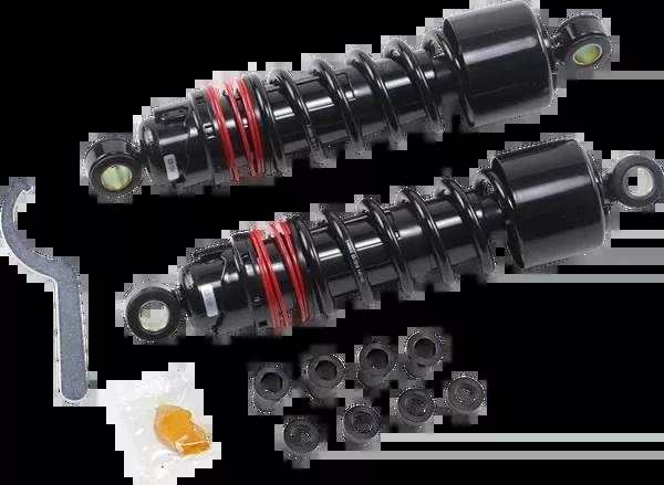 Burly Brand Slammer Plus Shocks – 10.5″ – Black – XL