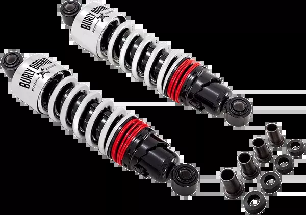 Burly Brand Slammer Plus Shocks – 10.5″ – Chrome – FLH