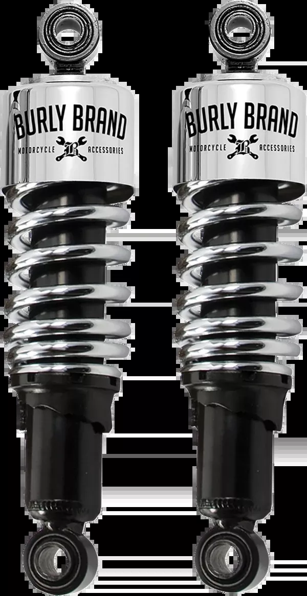 Burly Brand Slammer Shock – 10.5″ – Chrome