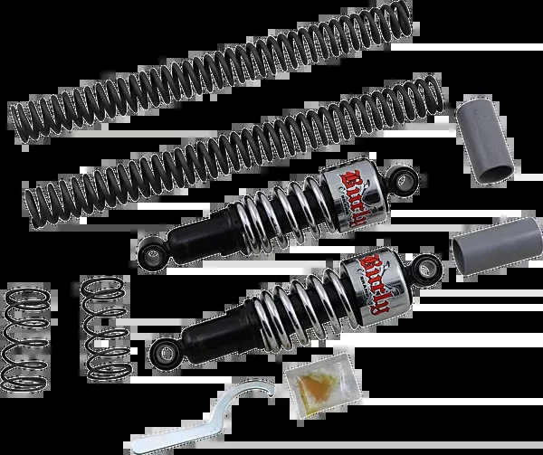 Burly Brand Suspension Kit – Slammer – Chrome – ’06 – ’17 FXD