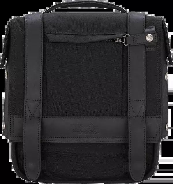Burly Brand Voyager Detachable Cordura Saddlebag – Black