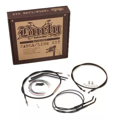 Burly Control Kit for 18" Bars for Harley Davidson FLLHR 14-16 (B30-1178)