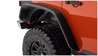 Bushwacker 10050-07 Black Flat Style Textured Finish Rear Fender Flares
