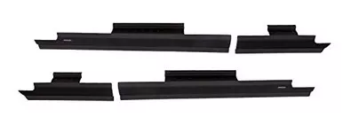 Bushwacker 14085 Black Trail Armor Rocker Panel & Sill Plate Covers