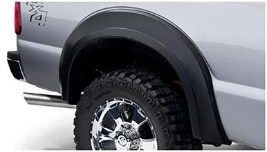 Bushwacker 20086-02 Black Extend-A-Fender Style Smooth Finish Rear Fender Flares