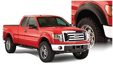 Bushwacker 20926-02 Extend A Fender Flare Smooth Black Finish for09-14 Ford F150