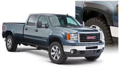 Bushwacker 40954-02 Extend-A-Fender Flares, Set of 4