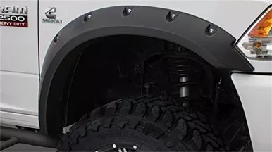 Bushwacker 50051-02 Front Fender Flares for 2010-2018 Dodge Ram 2500, 3500