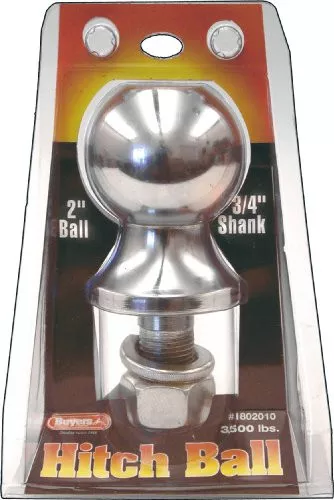 Buyers Products 1802010 Ball (Chrome 2" x 0.75" x 2.125")