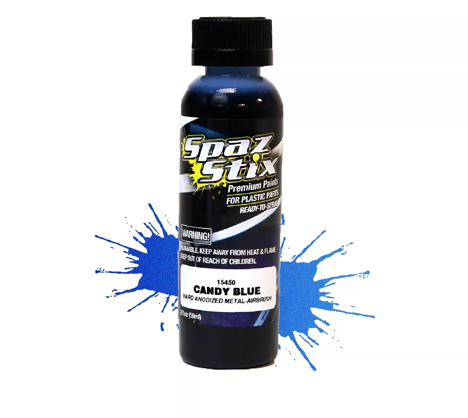 Candy Blue Airbrush Ready Paint, 2oz Bottle
