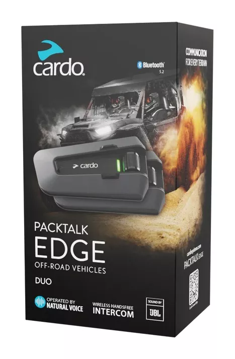 Cardo PackTalk Edge ORV Edition Headset – Duo Pack