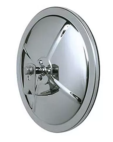 CIPA 48602 6" Round Convex Stainless Steel Mirror